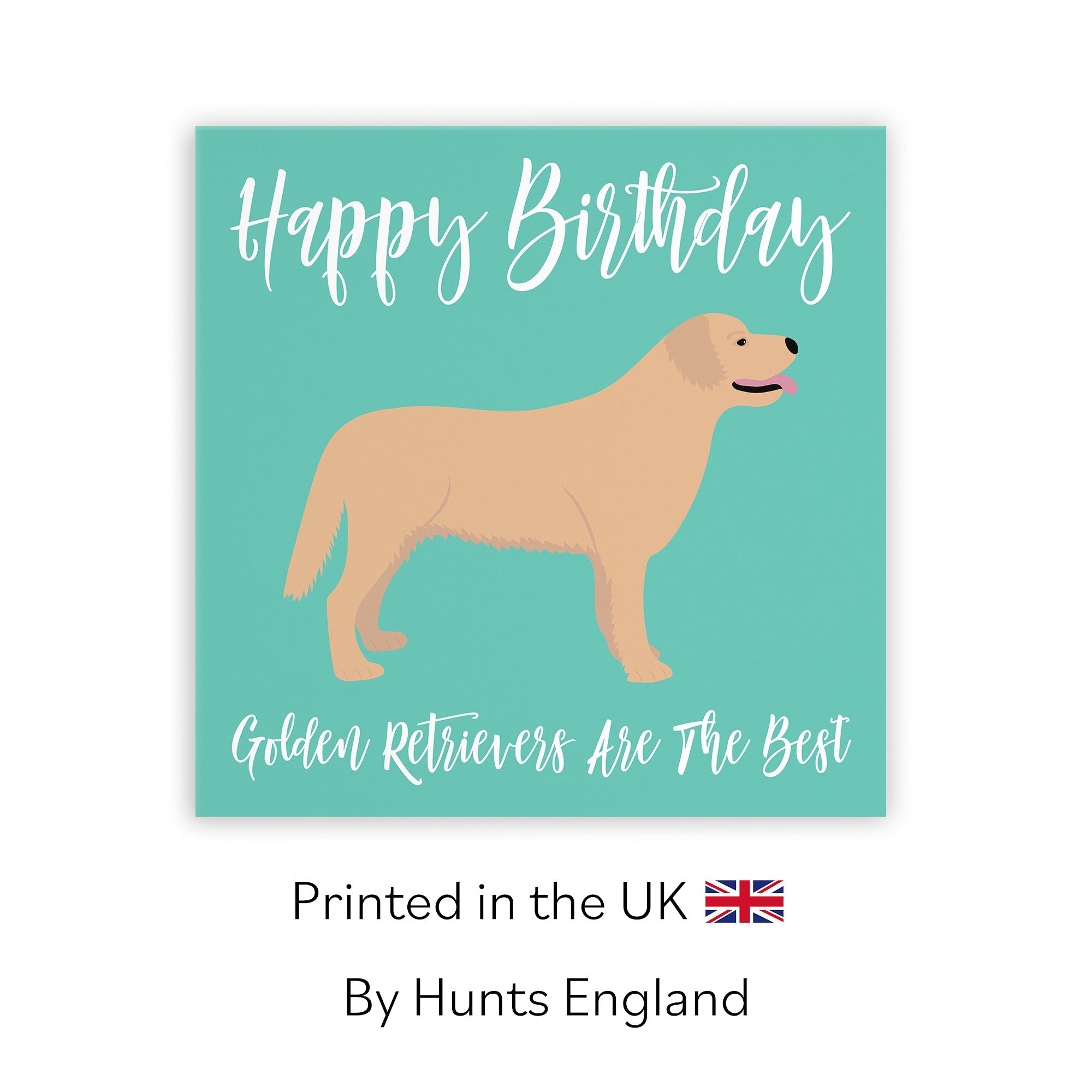 Golden Retriever Dog Birthday Card Iconic - Default Title (TH03567)