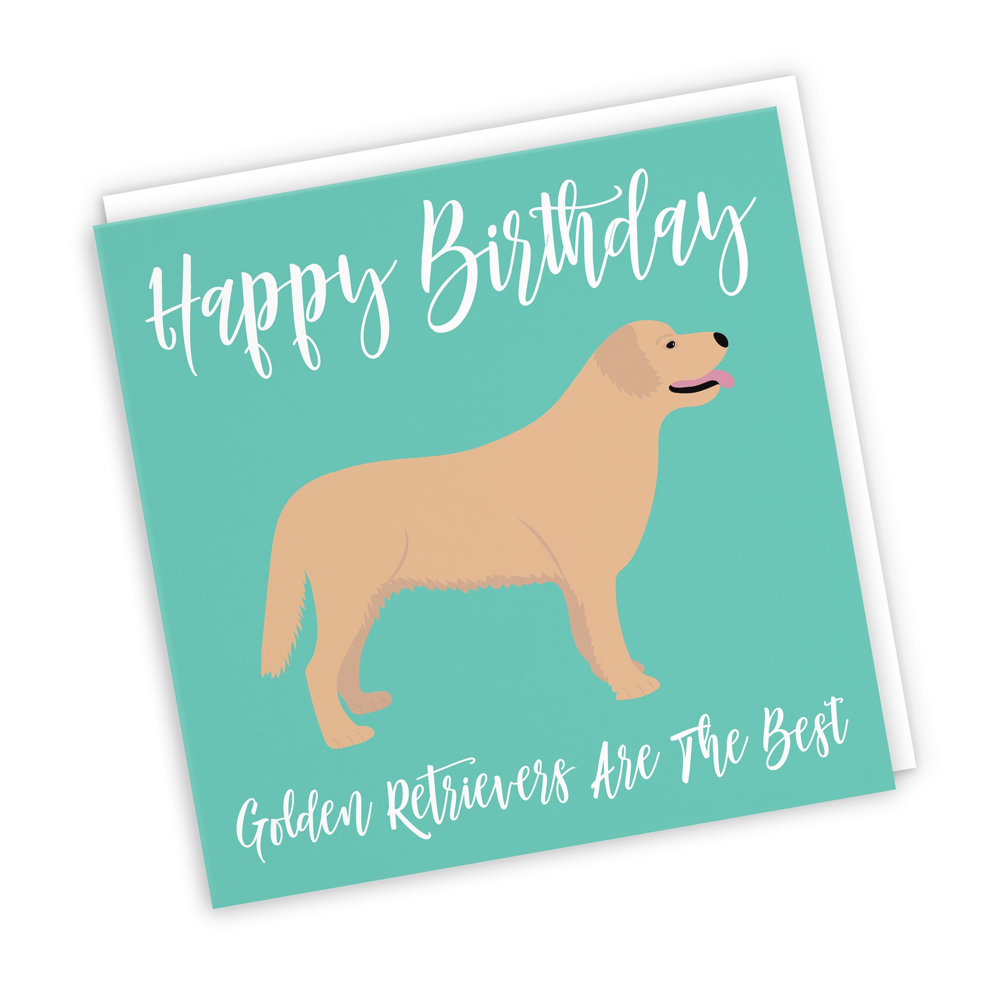 Golden Retriever Dog Birthday Card Iconic - Default Title (TH03567)