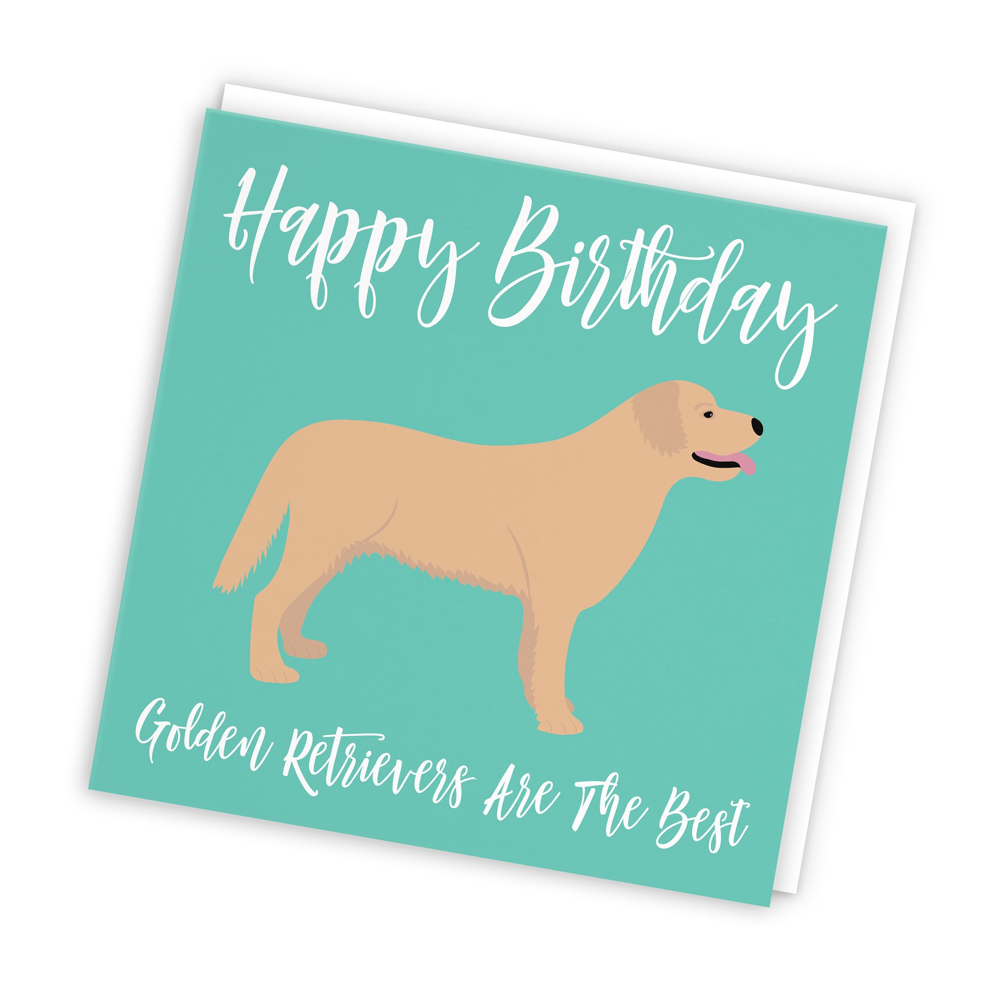 Golden Retriever Dog Birthday Card Iconic - Default Title (TH03567)