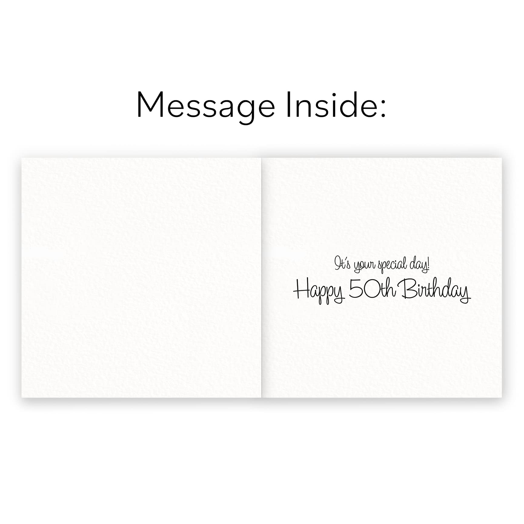 50th Birthday Card Vintage Motorbike Milo's Gallery