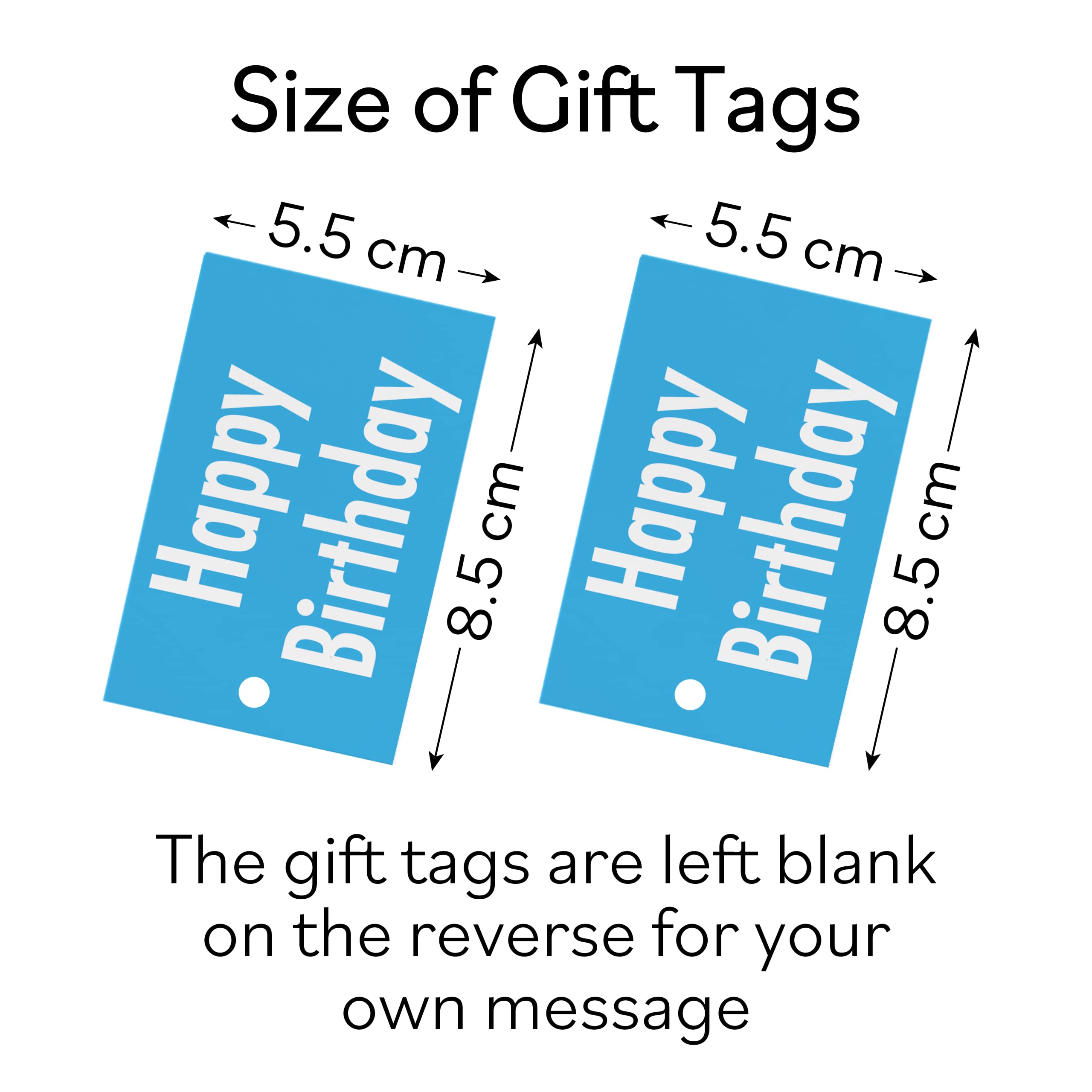 13th Birthday Blue Gift Wrap And Tags Urban Colour