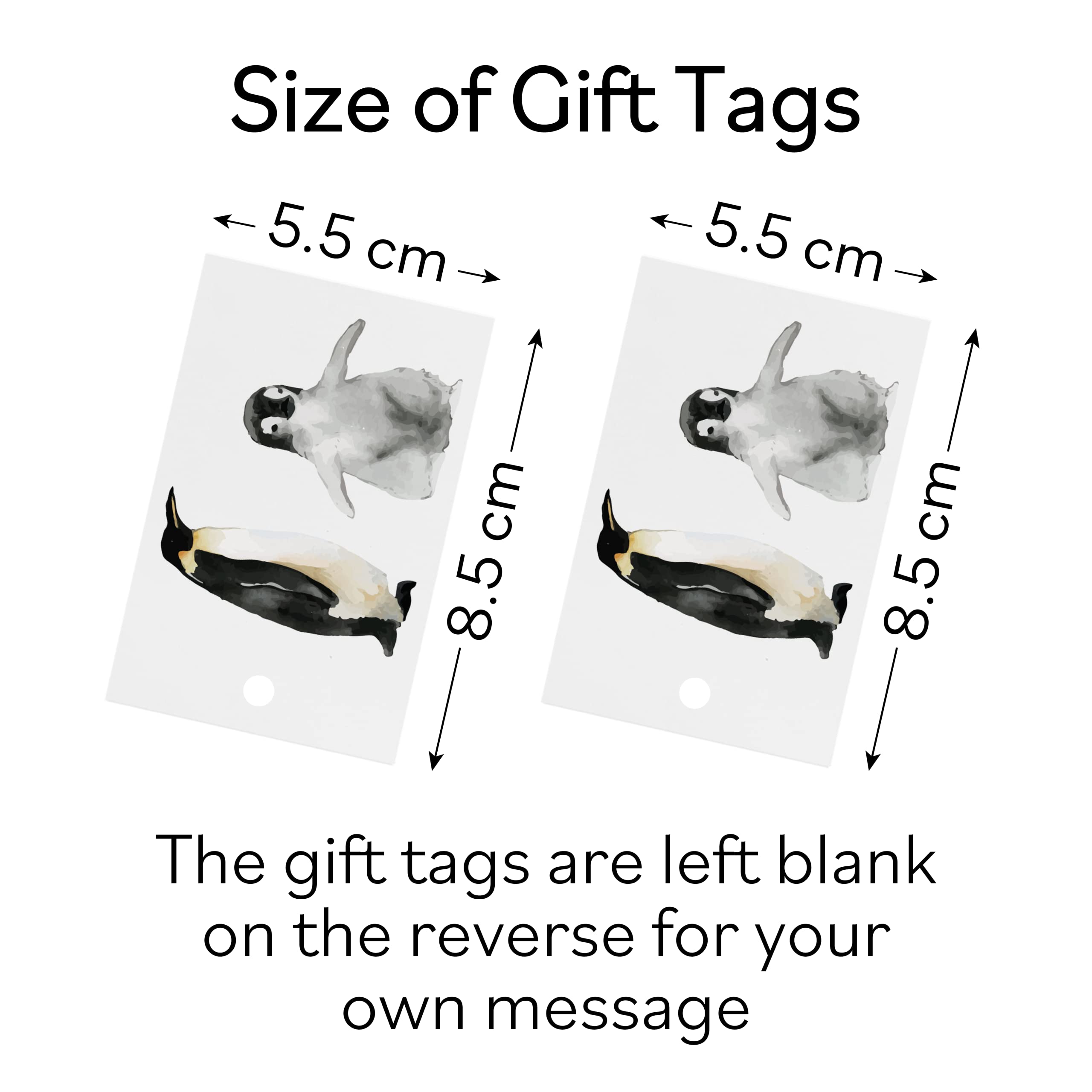 Christmas Penguin Gift Wrap And Tags Festive