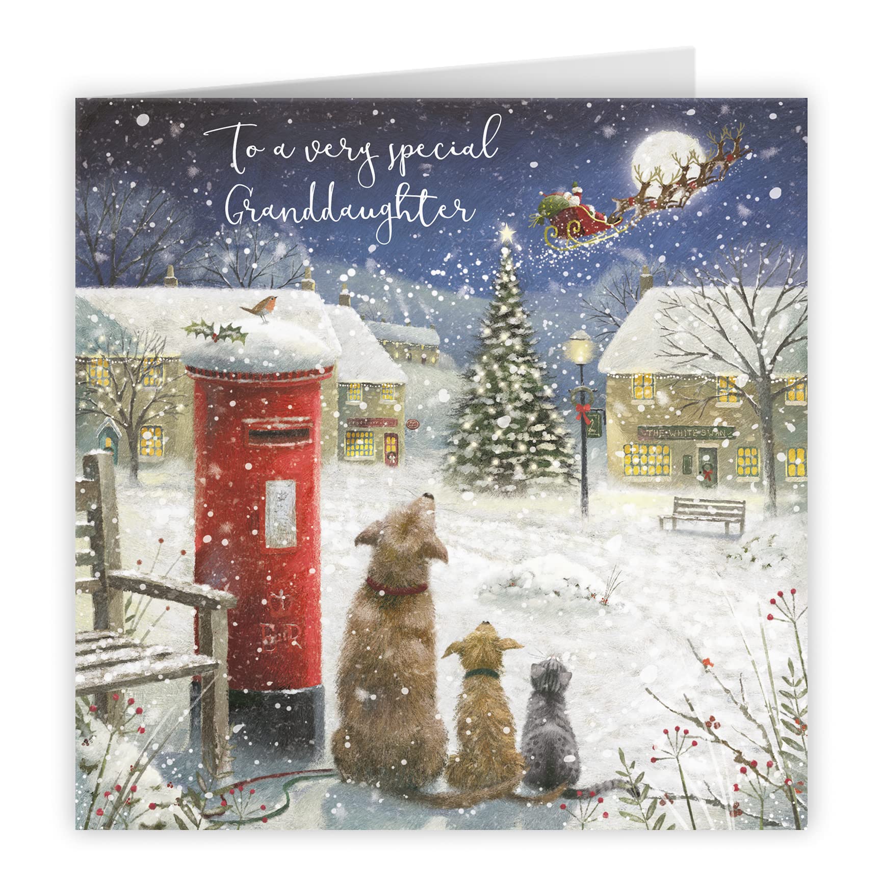 Granddaughter Magical Christmas Card Milo's Gallery