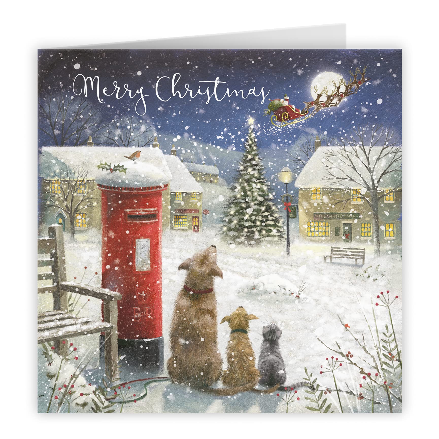 Open Single Magical Christmas Card Milo's Gallery