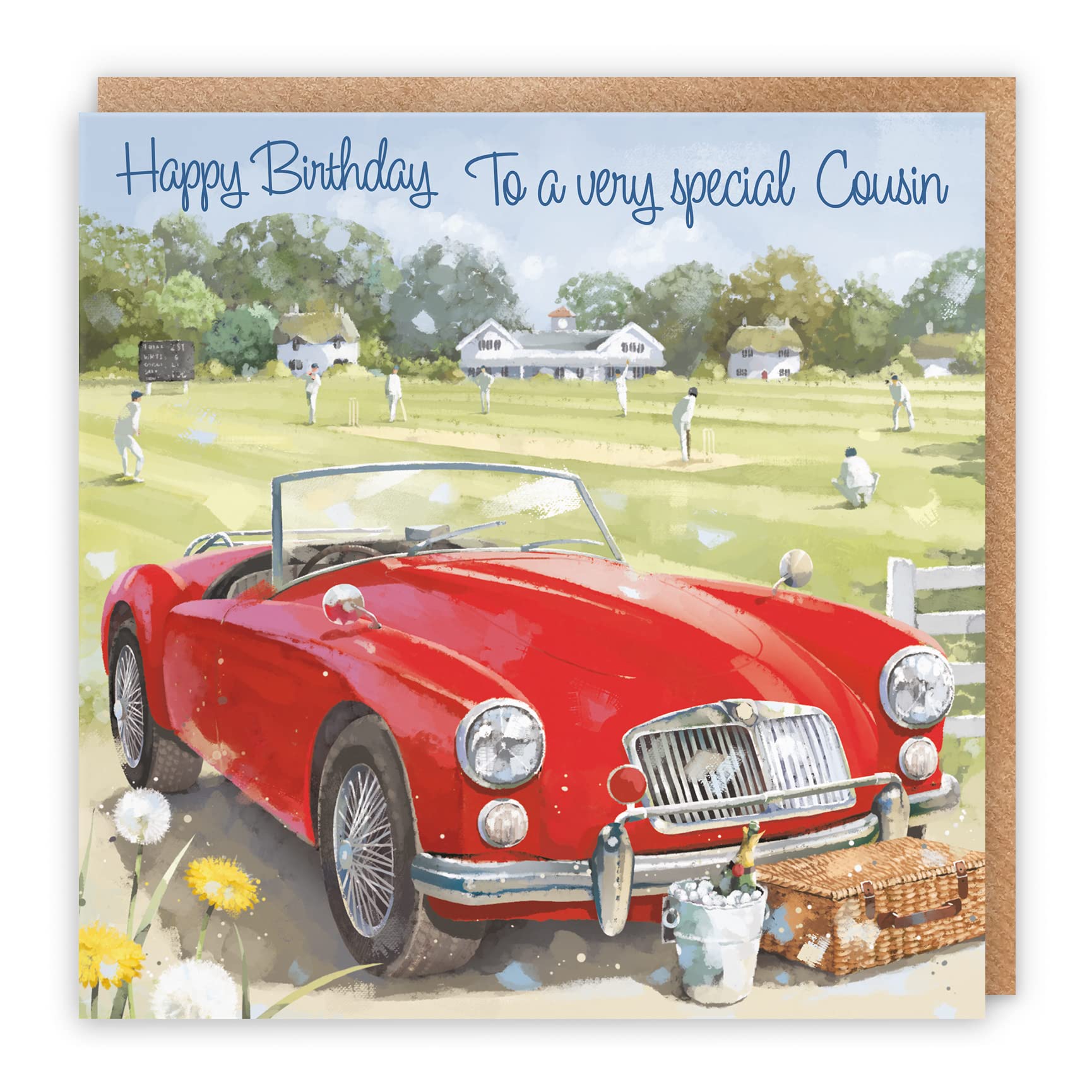 Cousin Classic Sports Car Birthday Card Milo's Gallery