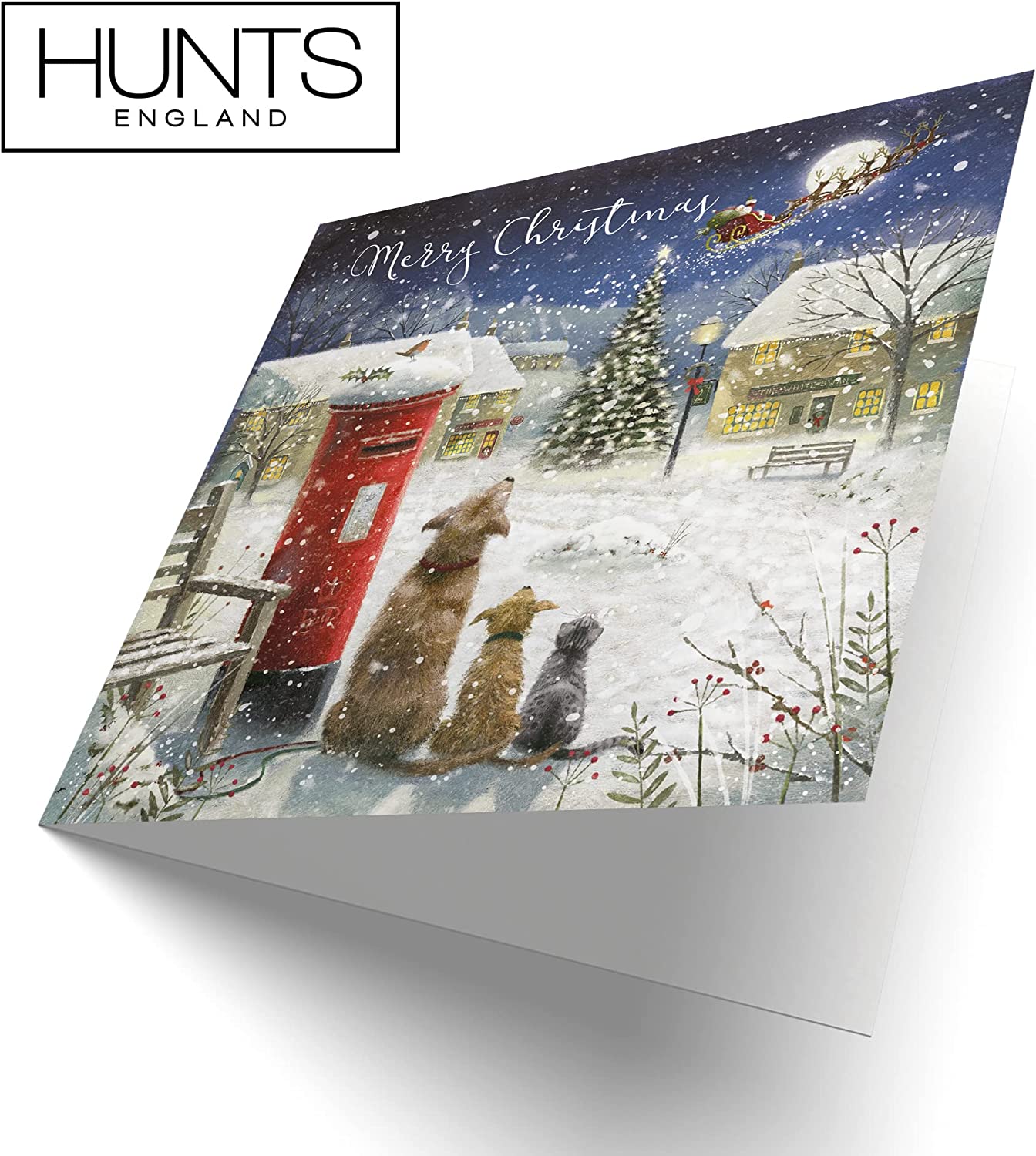 Magical Christmas Pack Of 10 Christmas Cards And Envelopes