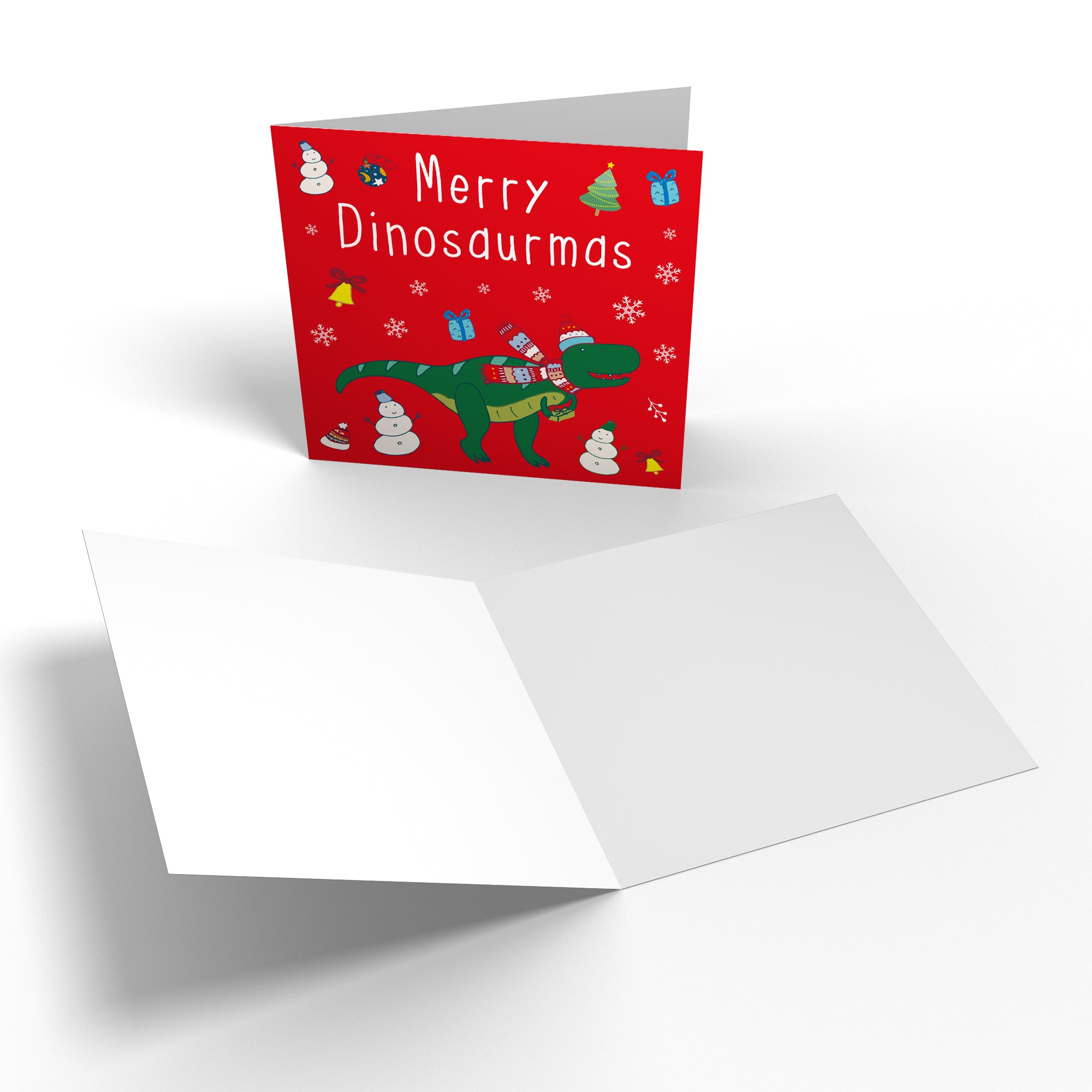 Family Mixed Pack Of 10 Christmas Cards And Envelopes