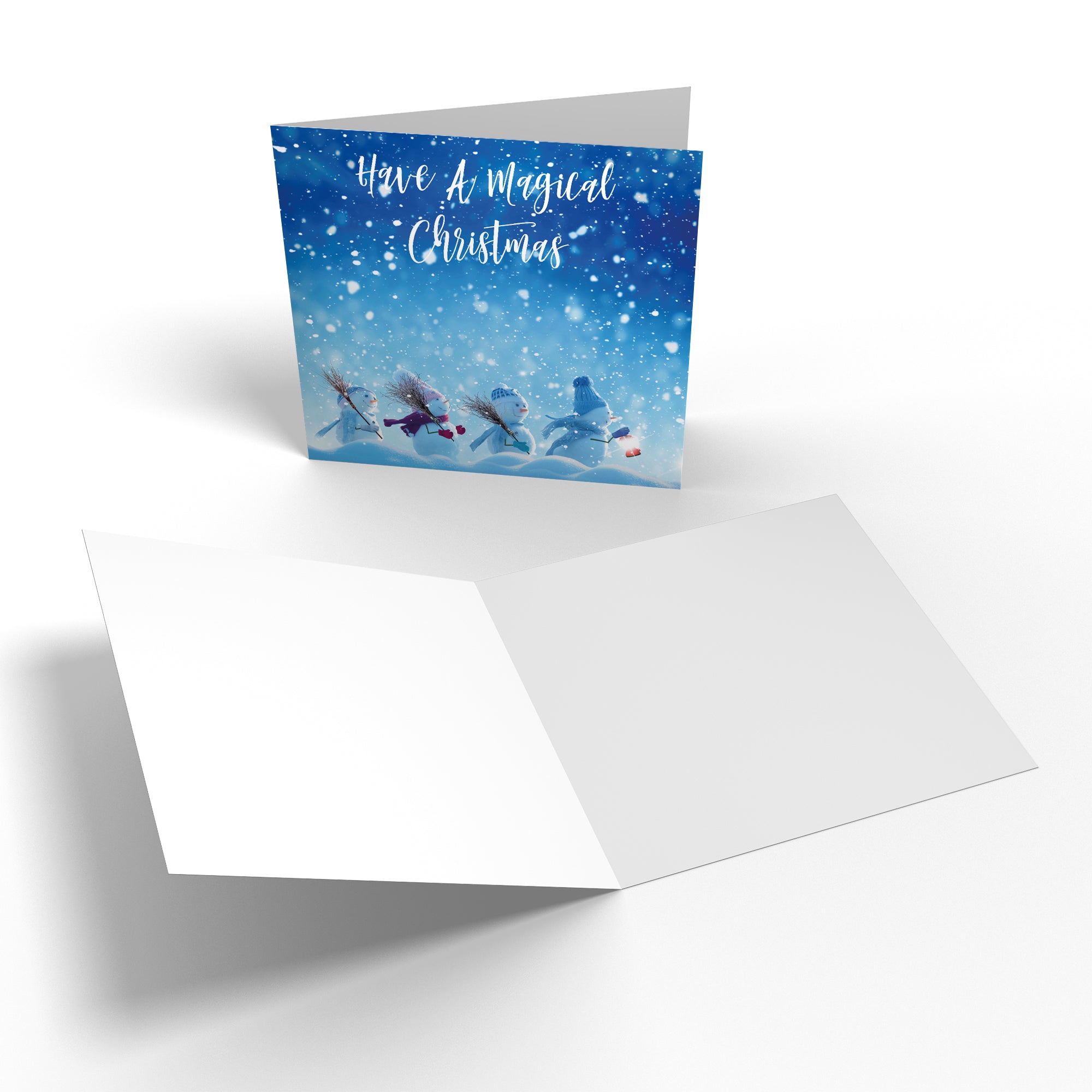 Snowmen Mixed Pack Of 10 Christmas Cards And Envelopes