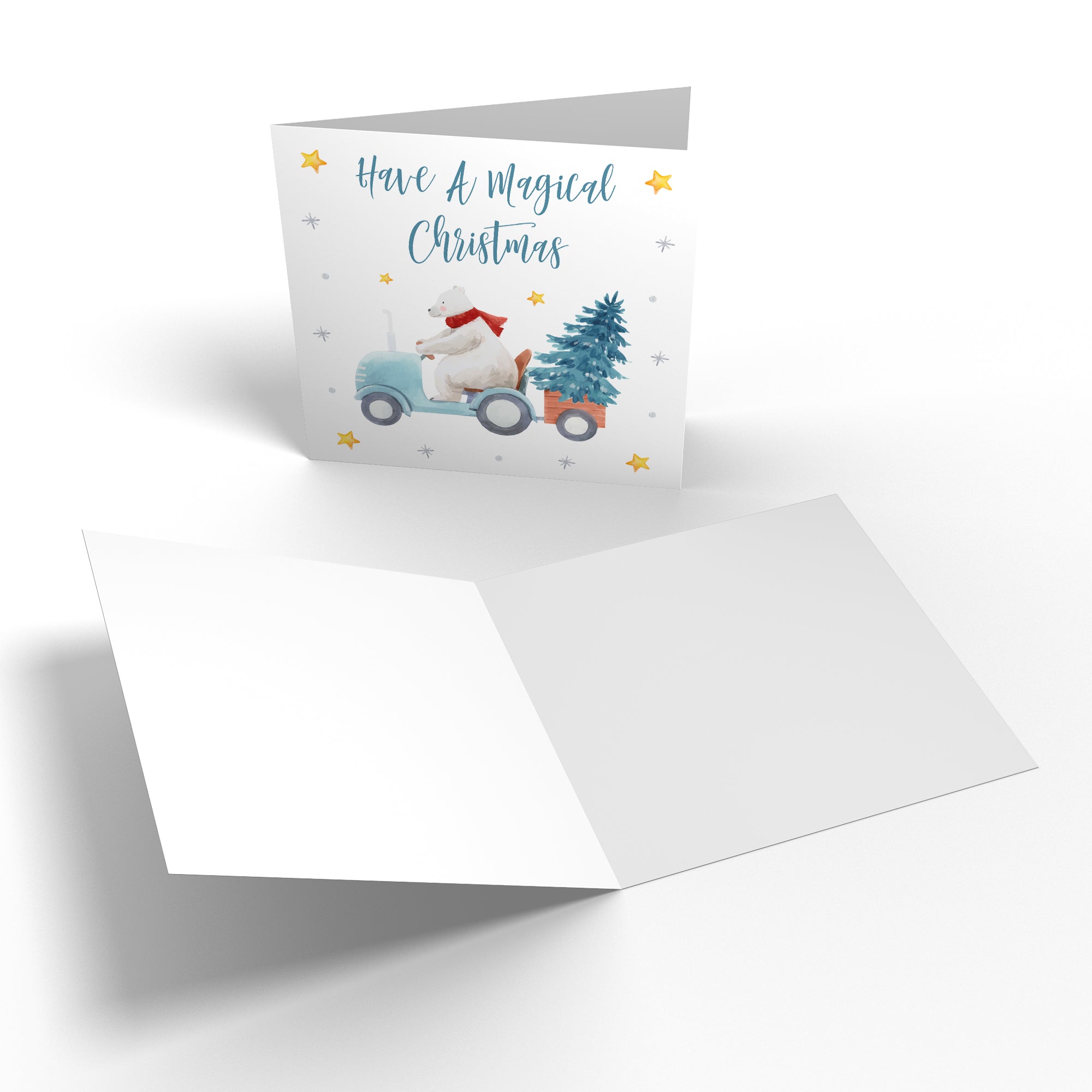 Polar Bear Pack Of 10 Christmas Cards And Envelopes