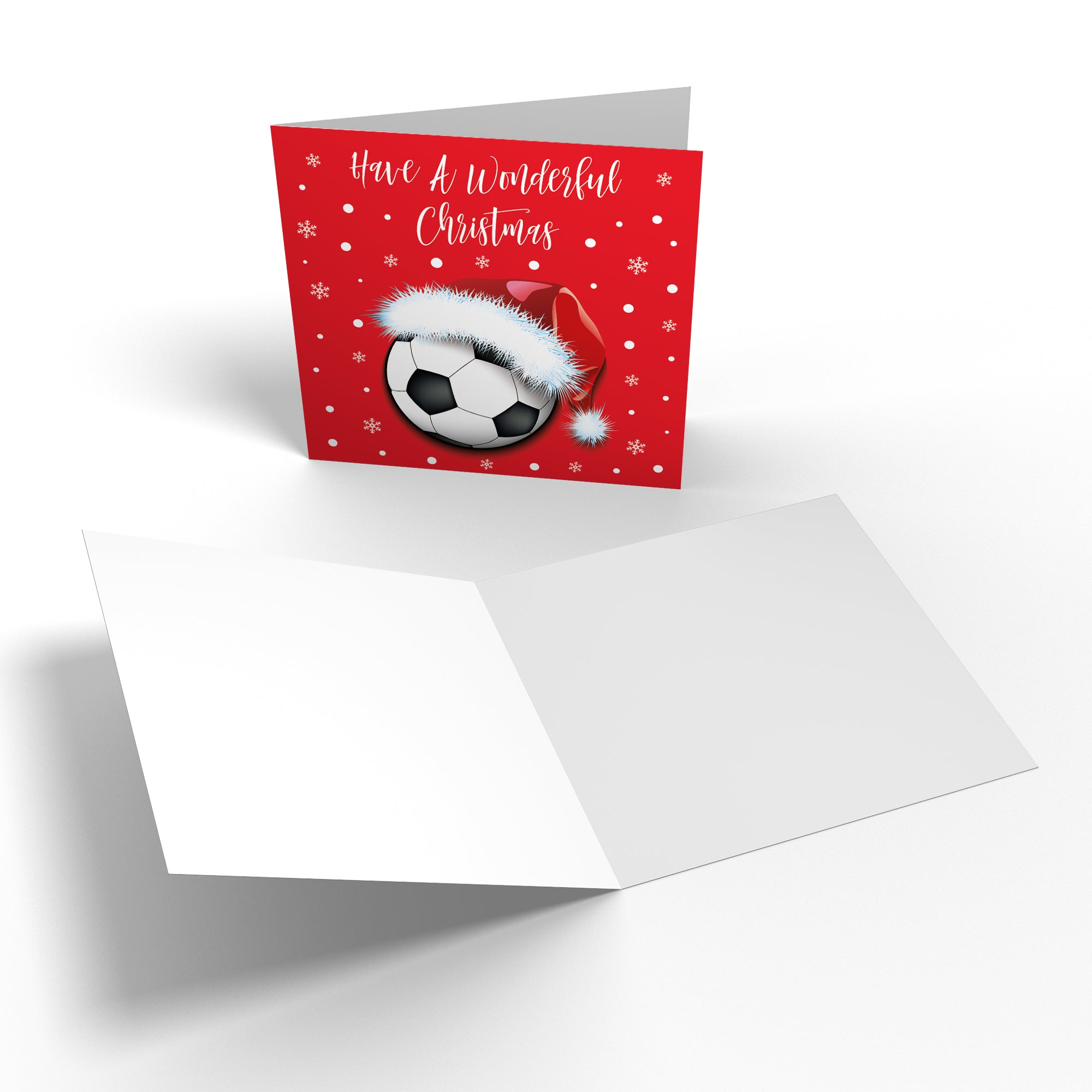 Football Pack Of 10 Christmas Cards And Envelopes