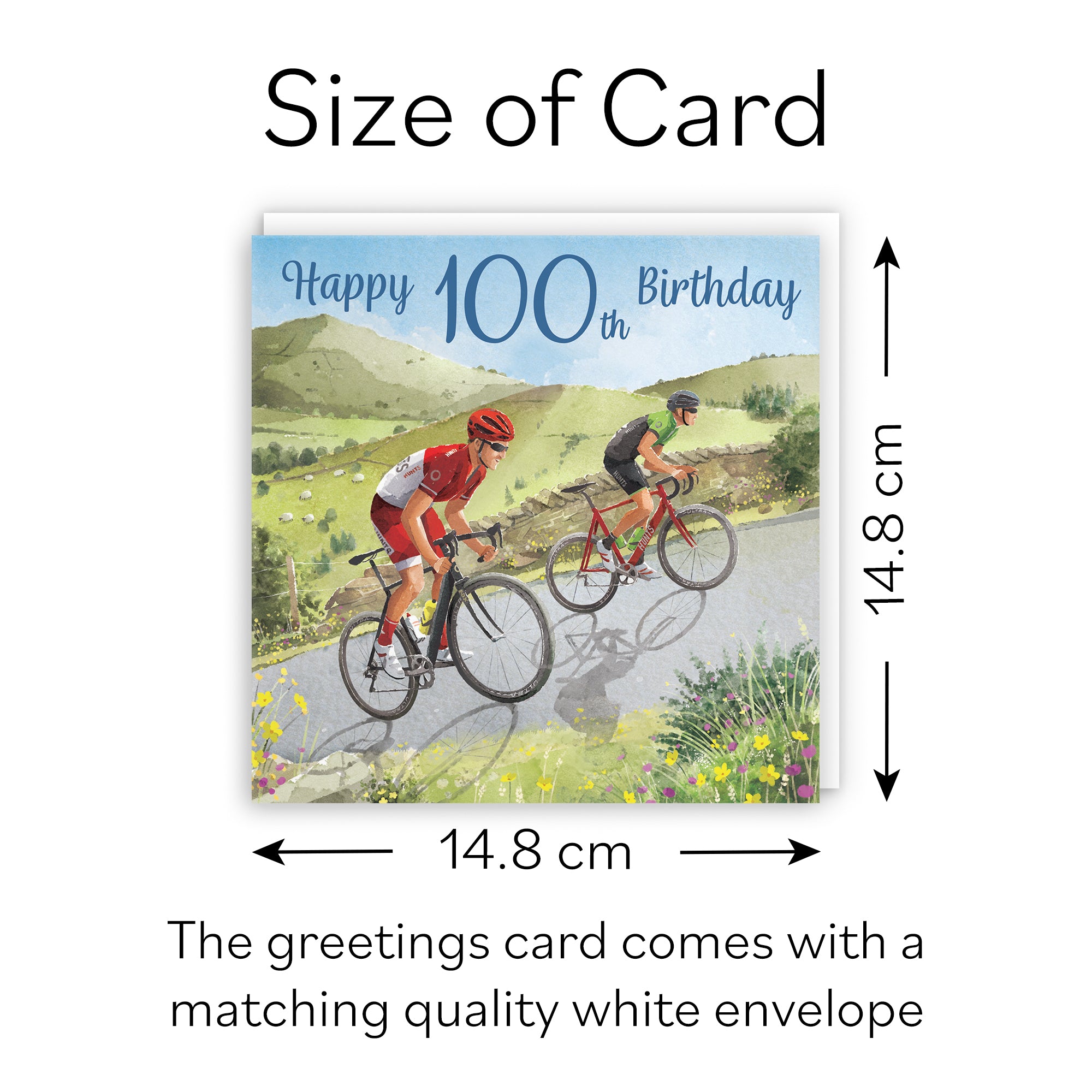 100th Birthday Card Road Cycling Milo's Gallery