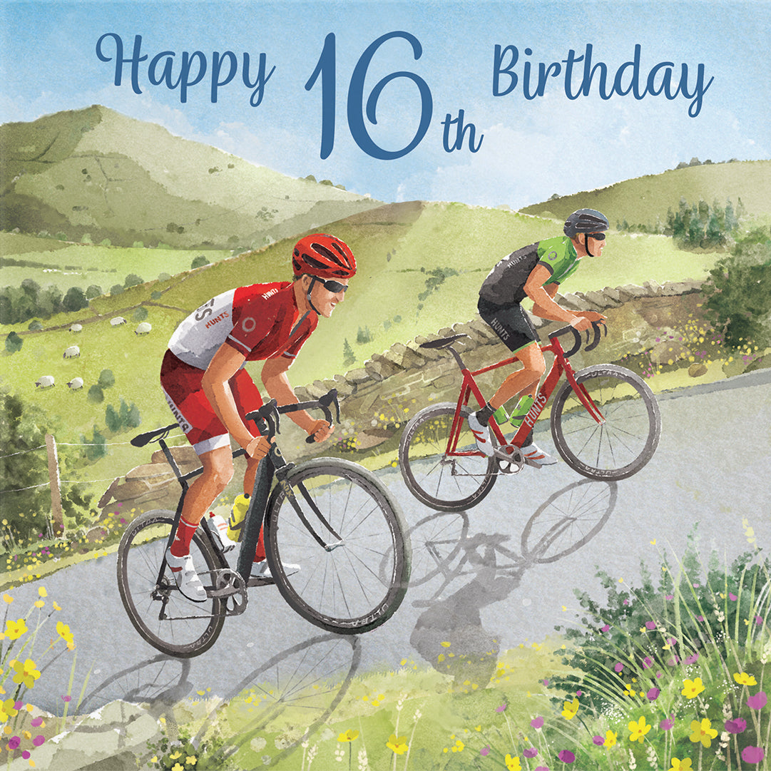 16th Birthday Card Road Cycling Milo's Gallery