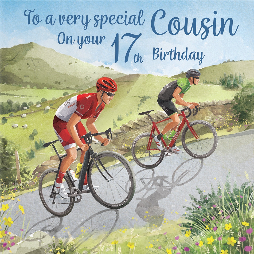 17th Cousin Birthday Card Road Cycling Milo's Gallery