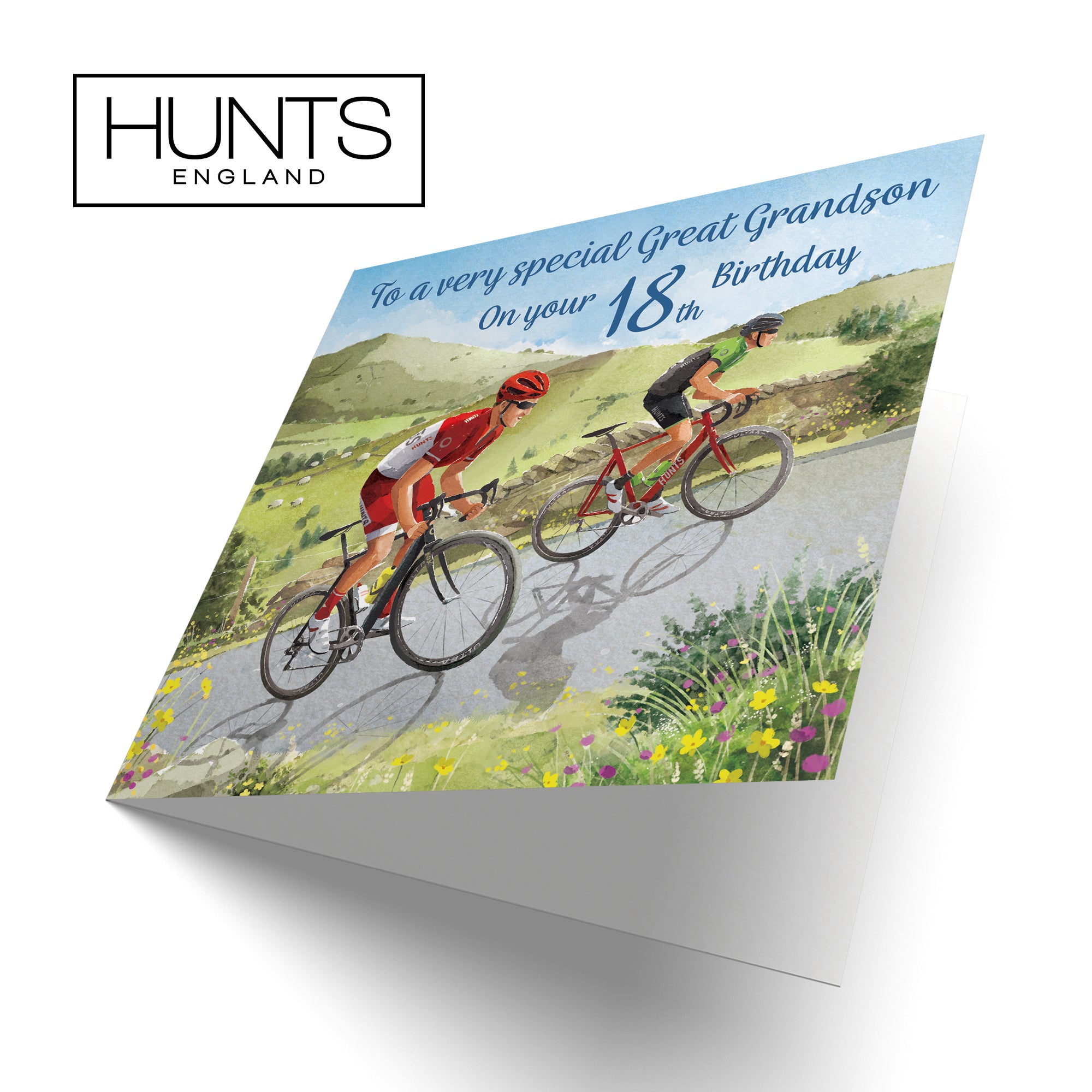 18th Great Grandson Birthday Card Road Cycling Milo's Gallery