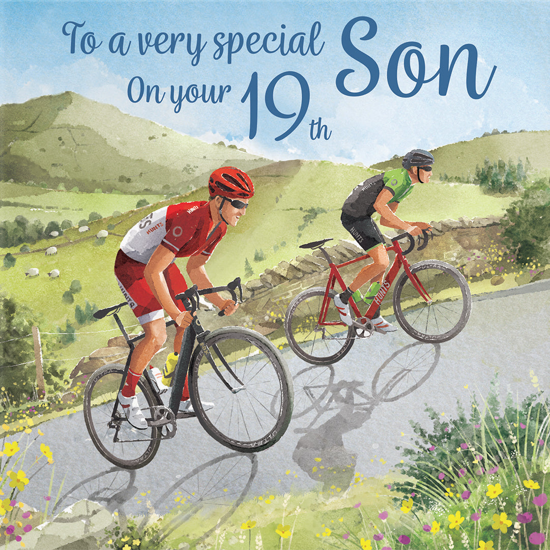 19th Son Birthday Card Road Cycling Milo's Gallery