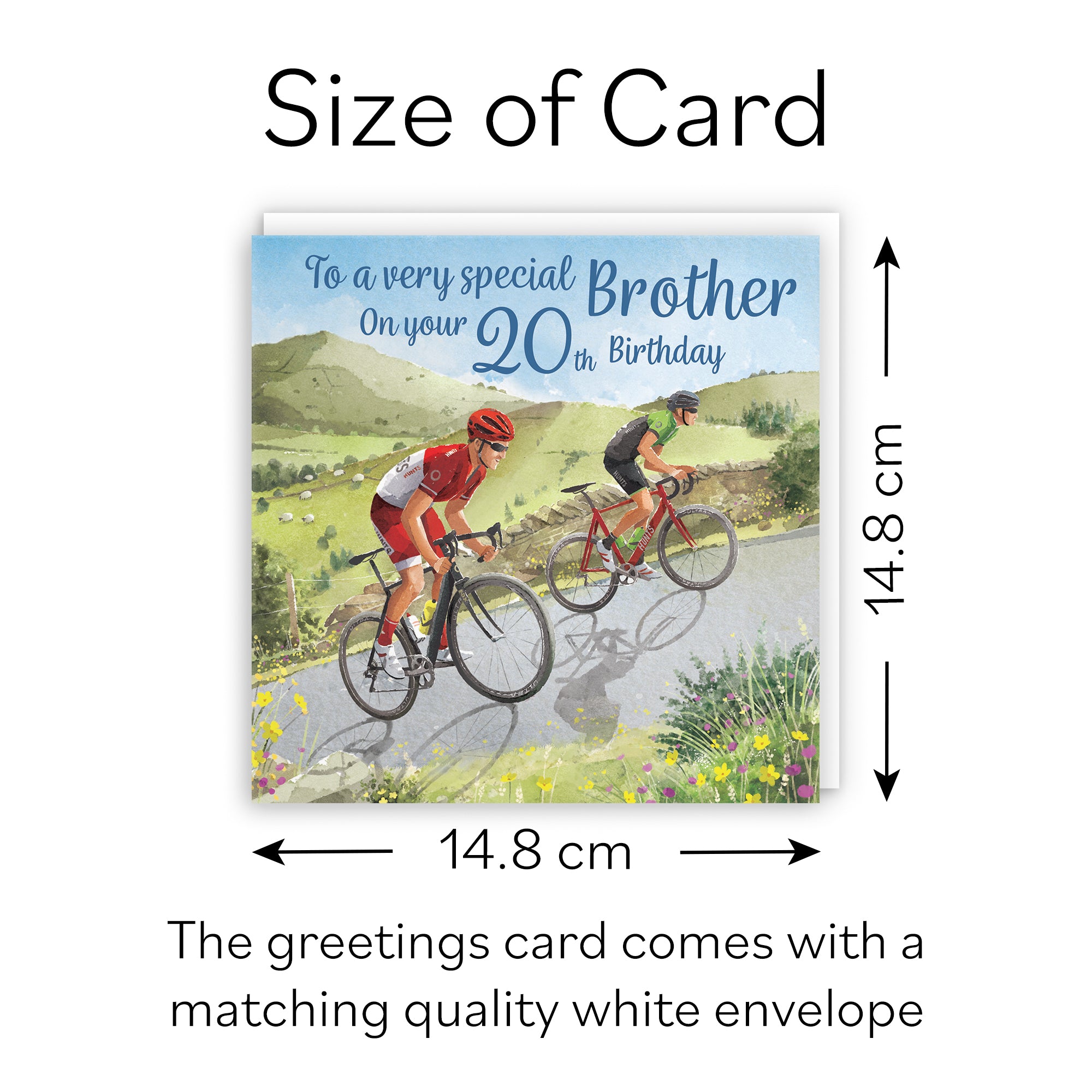 20th Brother Birthday Card Road Cycling Milo's Gallery