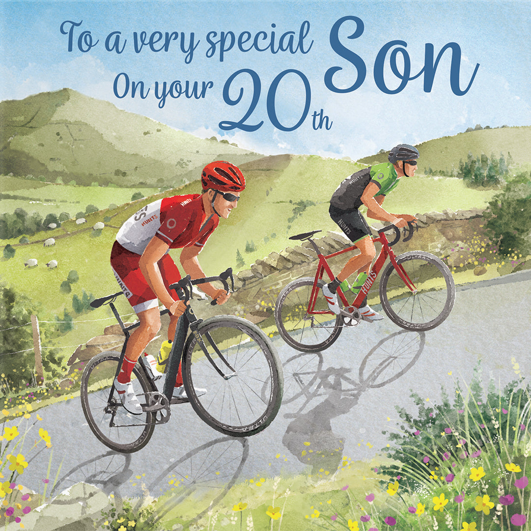 20th Son Birthday Card Road Cycling Milo's Gallery