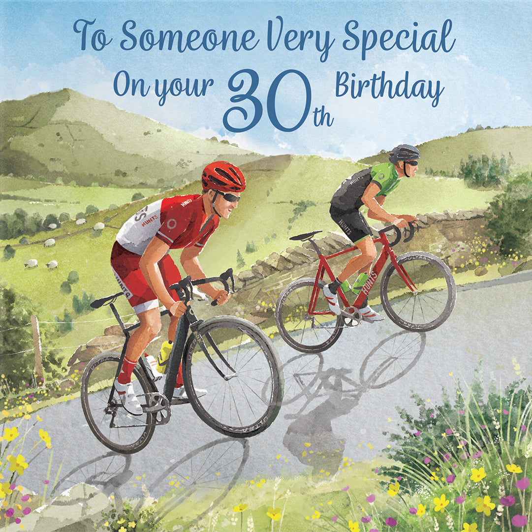 30th Someone Special Birthday Card Road Cycling Milo's Gallery