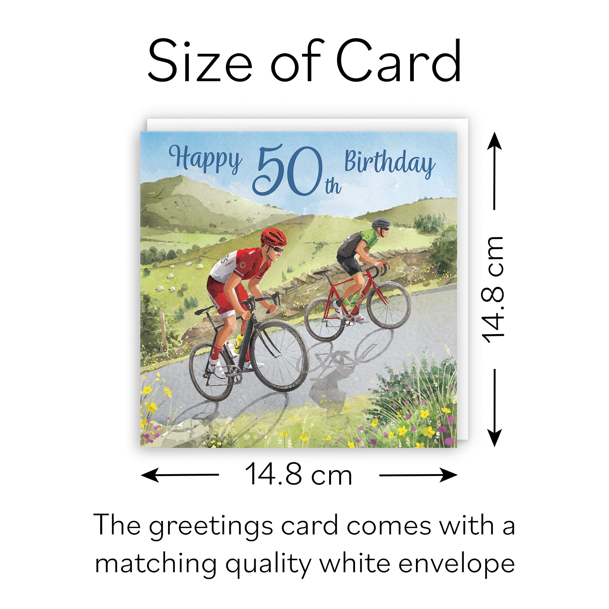 50th Birthday Card Road Cycling Milo's Gallery