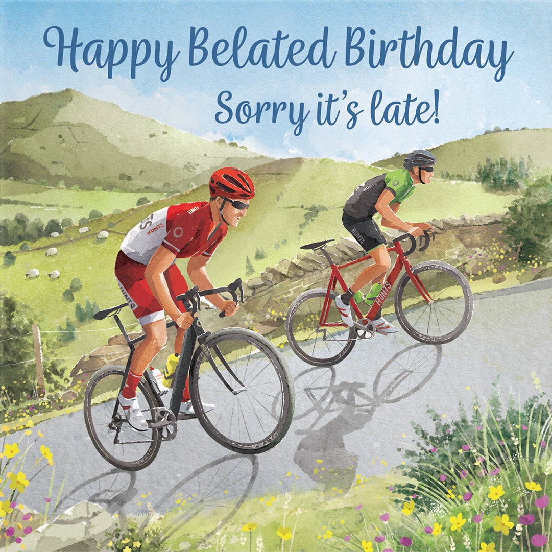 Belated Birthday Card Road Cycling Milo's Gallery