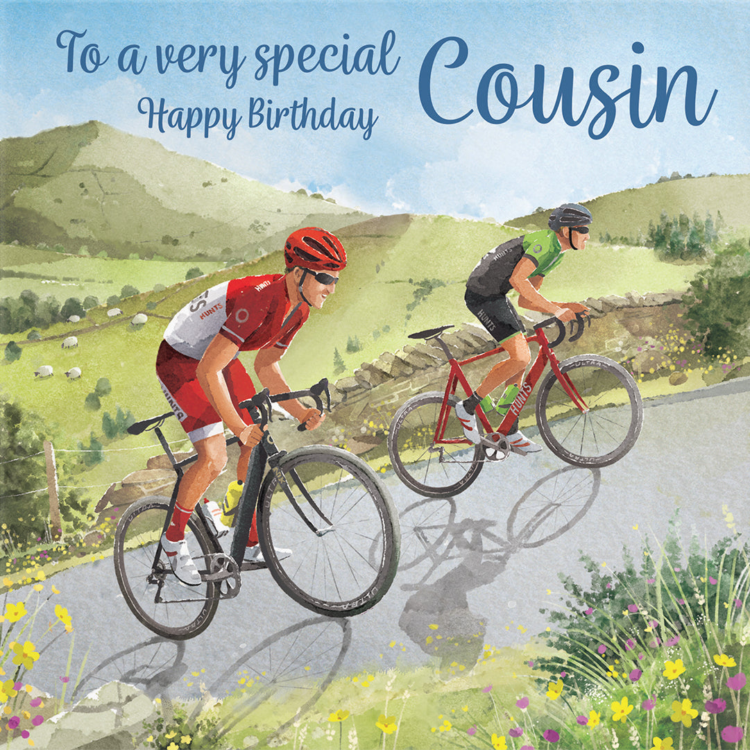 Cousin Birthday Card Road Cycling Milo's Gallery