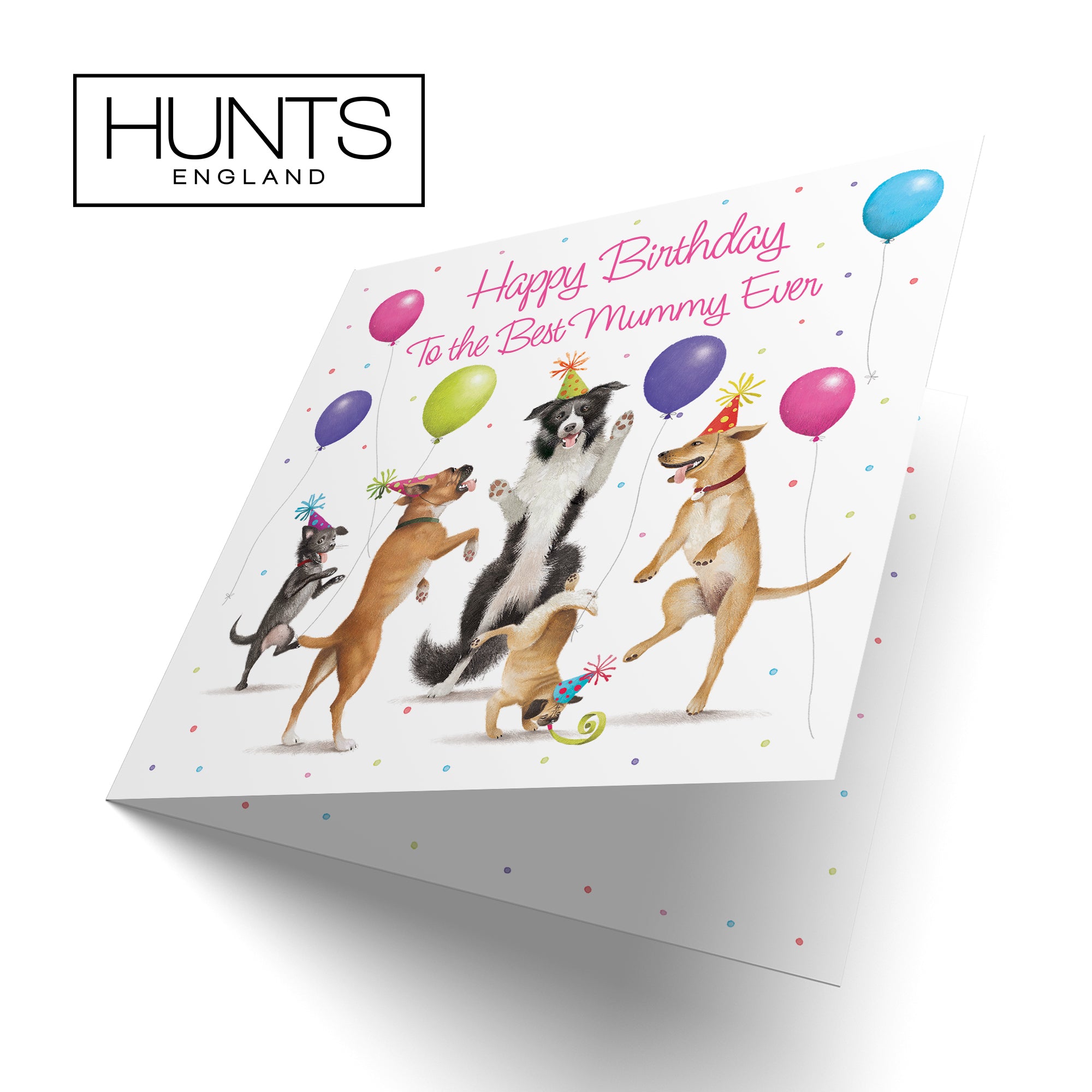 Mummy Birthday Card Dancing Dogs Milo's Gallery