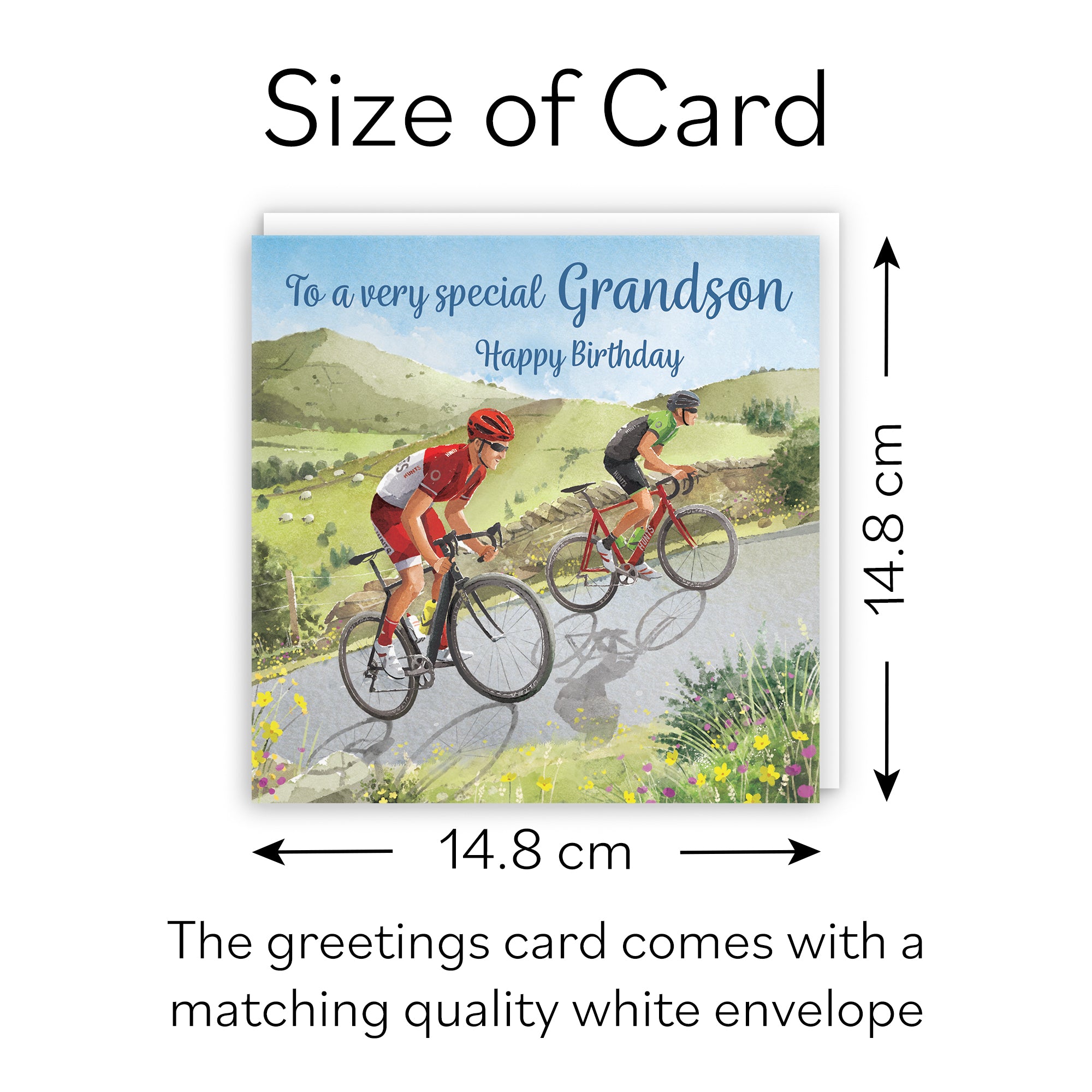 Grandson Birthday Card Road Cycling Milo's Gallery