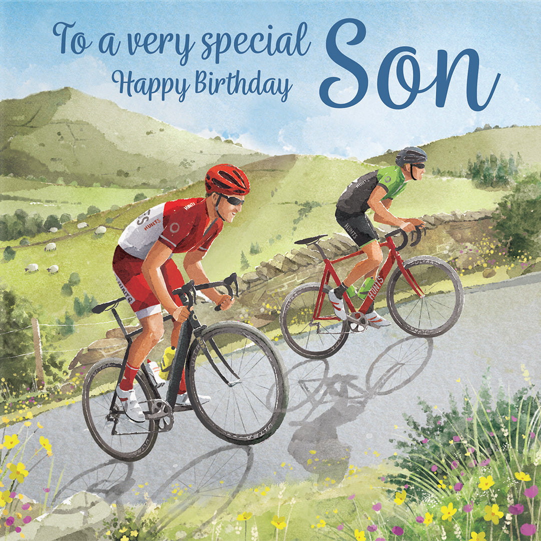 Son Birthday Card Road Cycling Milo's Gallery