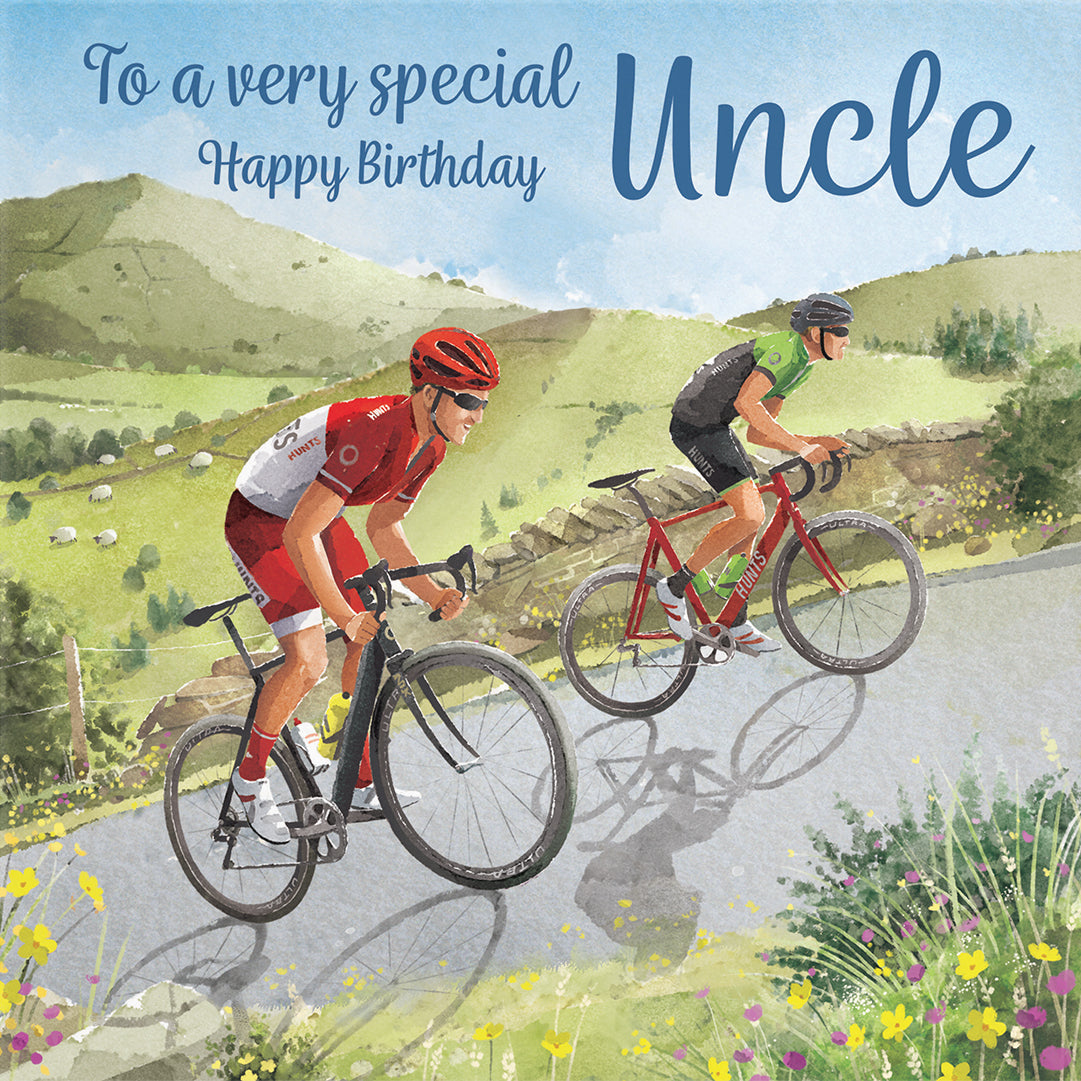 Uncle Birthday Card Road Cycling Milo's Gallery