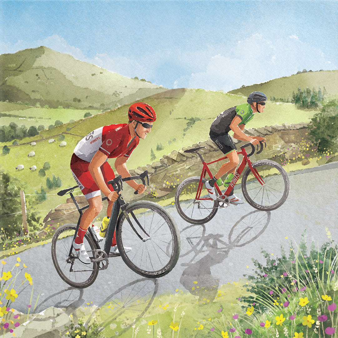 Blank Any Occasion Card Road Cycling Milo's Gallery