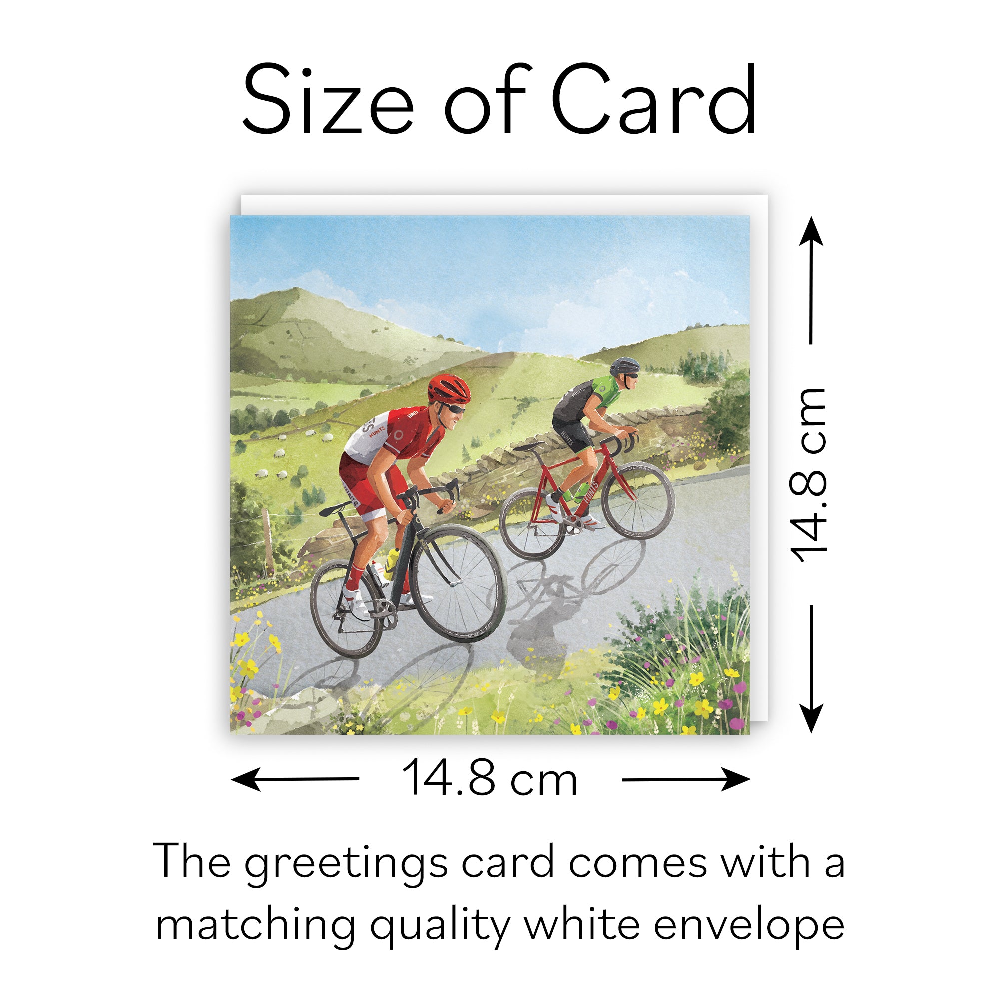 Blank Any Occasion Card Road Cycling Milo's Gallery