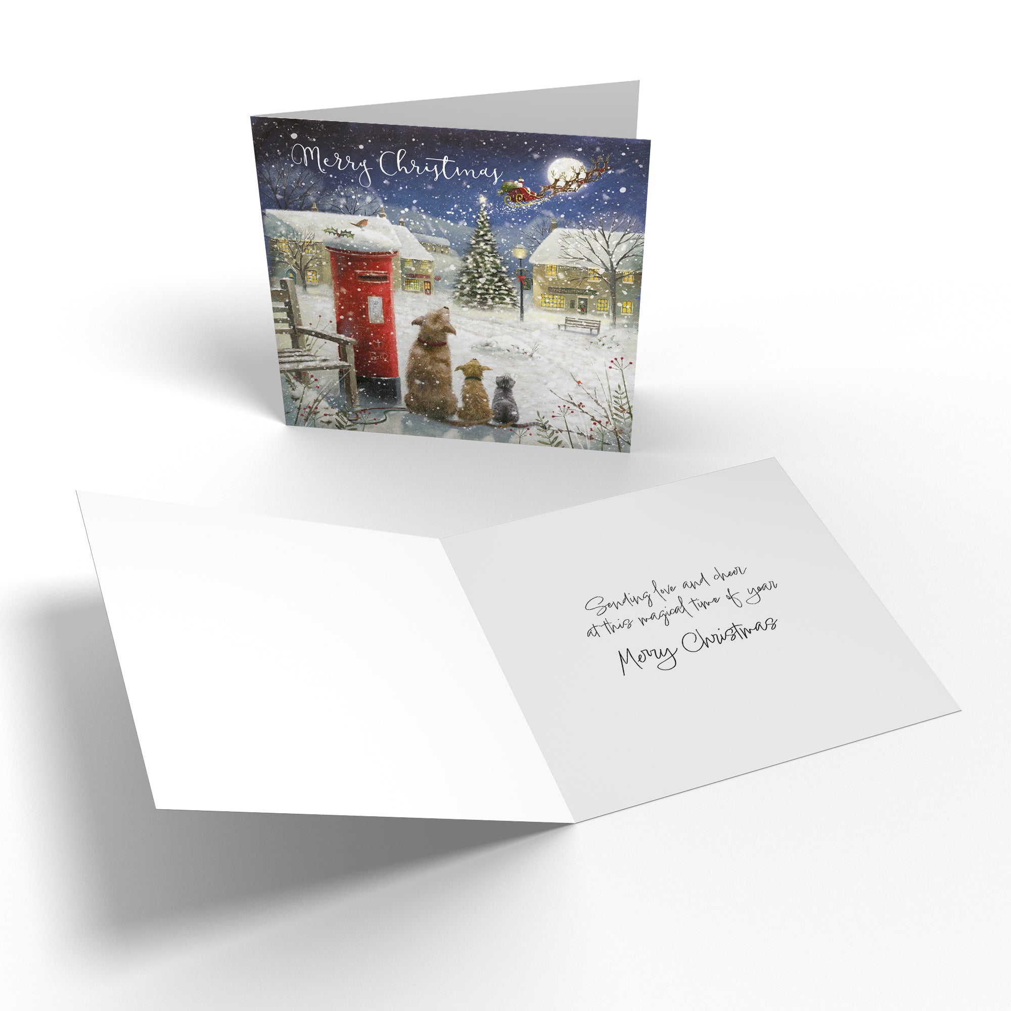 Milo's Gallery Mixed Pack Of 10 Christmas Cards And Envelopes