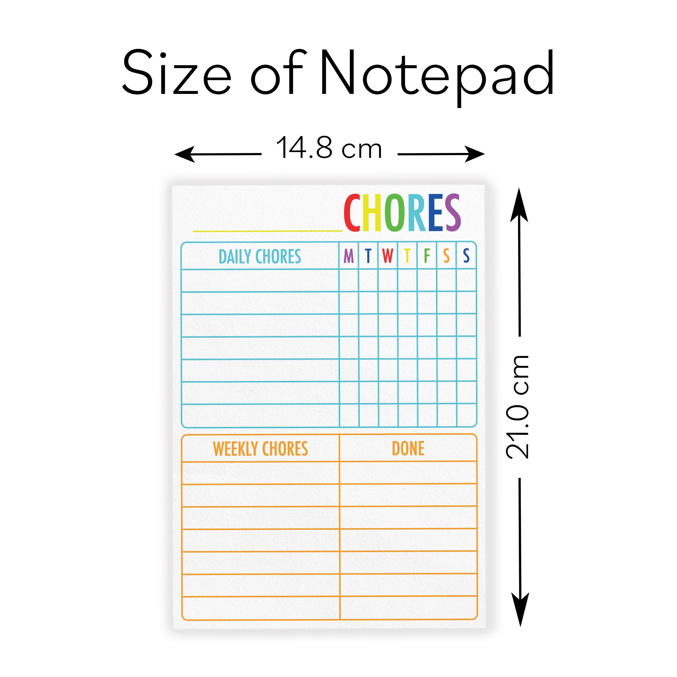 Kids Chores Notepad Iconic