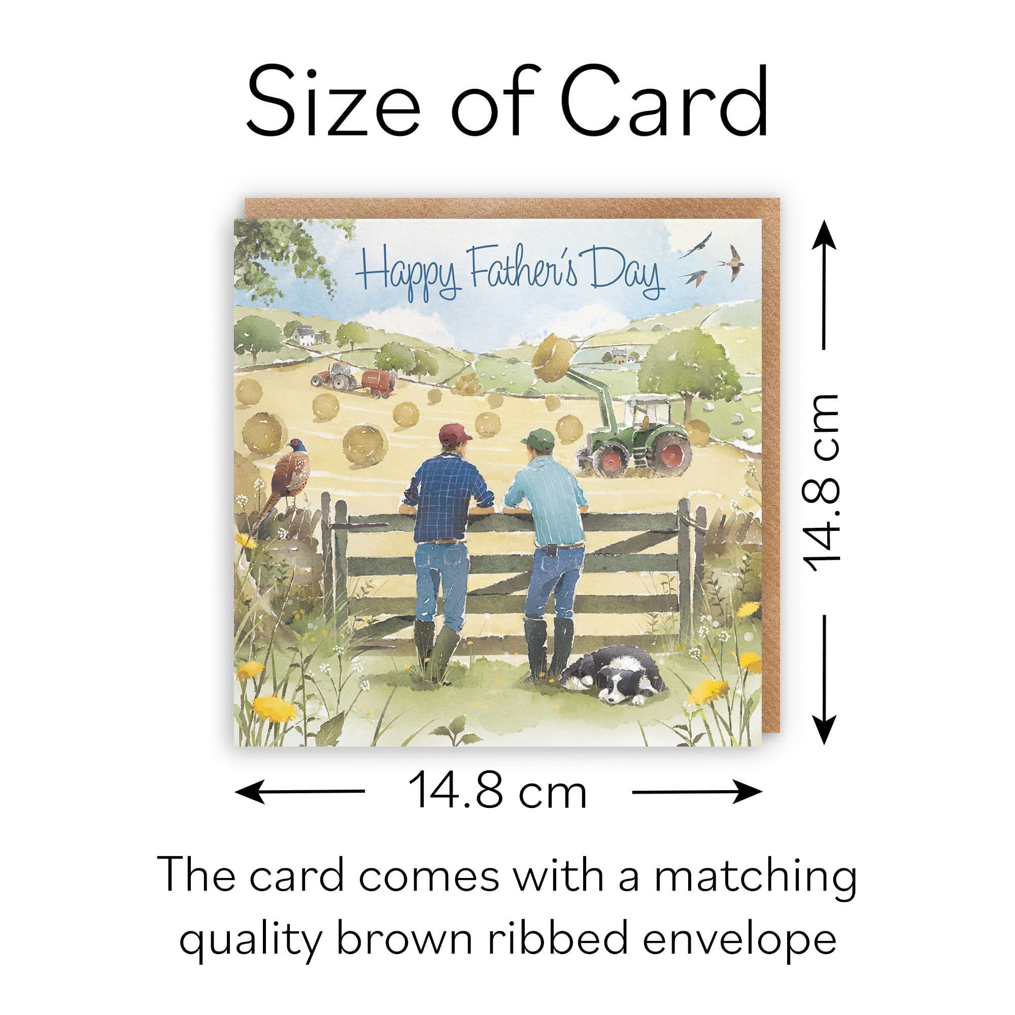 Father's Day Haymaking Card Milo's Gallery