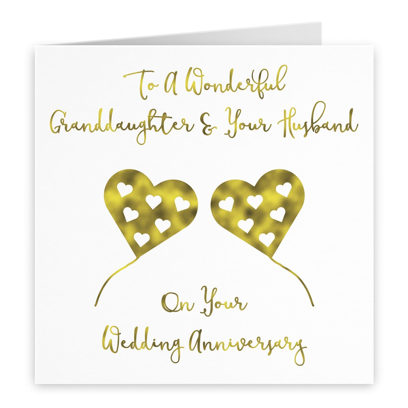 Granddaughter And Husband Anniversary Card Milano