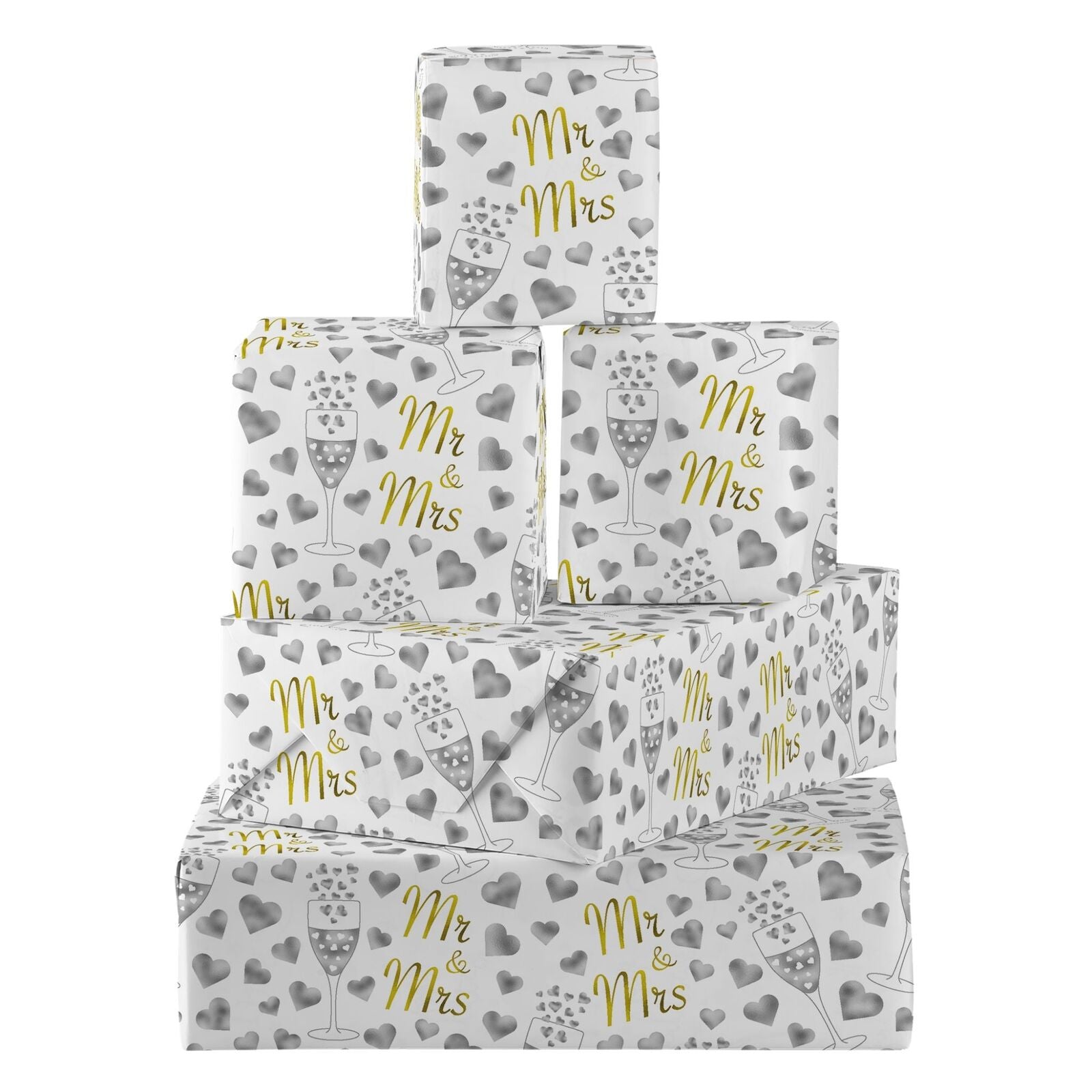 Wedding Wrapping Paper,Mrs And Mrs Gift Wrap Sheet